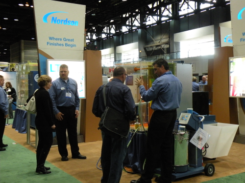 Product demonstrations abound at FABTECH 2011.
