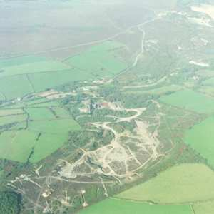 Aerial view of the Hemerdon mine. (Photo courtesy Wolf Minerals.)