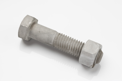 Figure 2A: Aluminum-plated steel screw coated using BASF’s new ionic liquid coating technology.