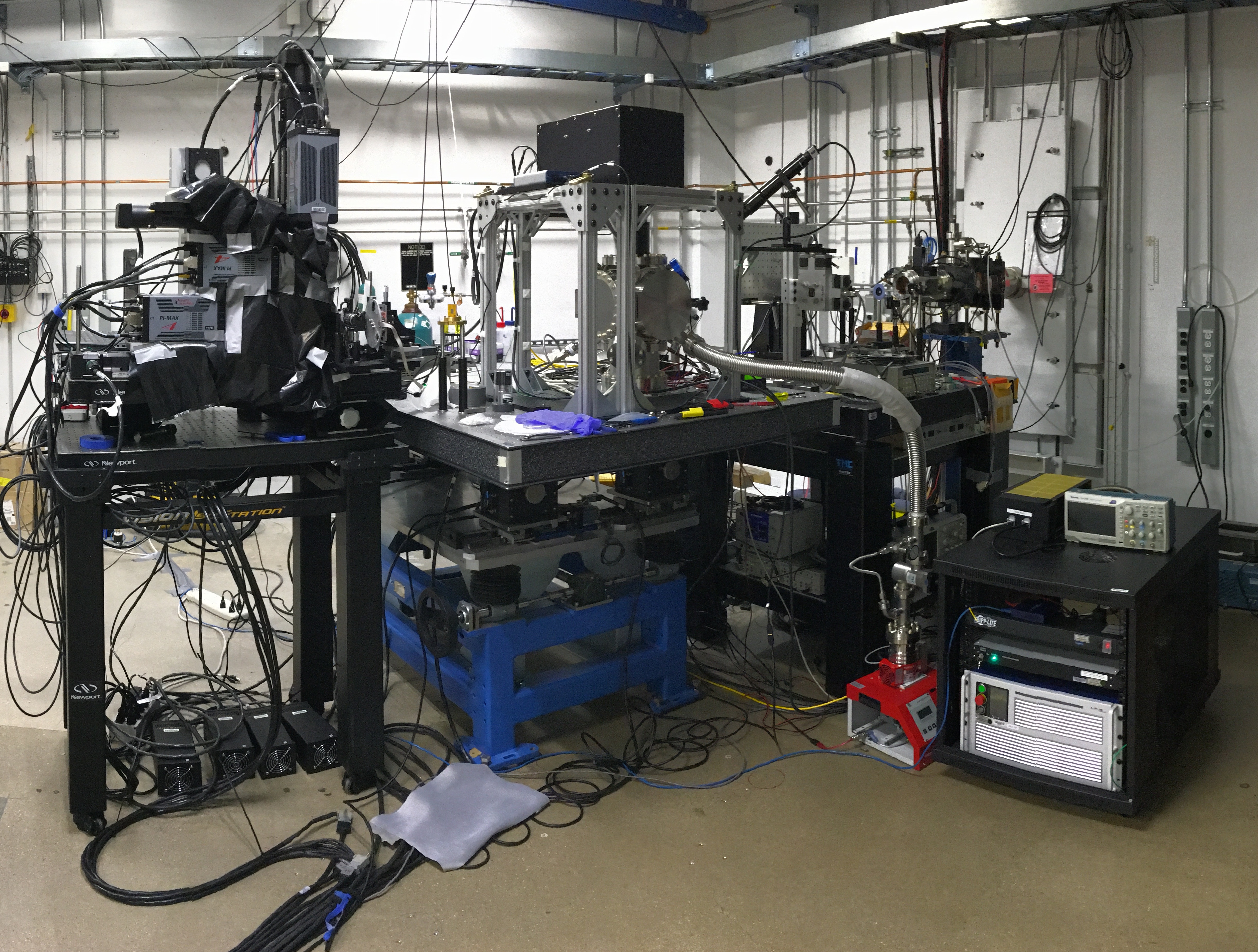 Ultrafast X-ray imaging system installed at the Dynamic Compression Sector, Argonne National Laboratory.