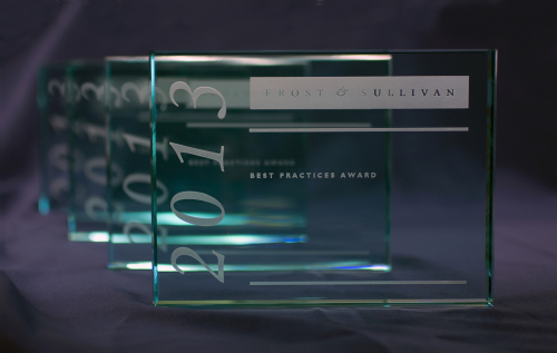 Frost & Sullivan Best Practices Awards recognize companies for demonstrating outstanding achievement and superior performance in areas such as leadership, technological innovation, customer service, and strategic product development. Photo: Frost & Sullivan