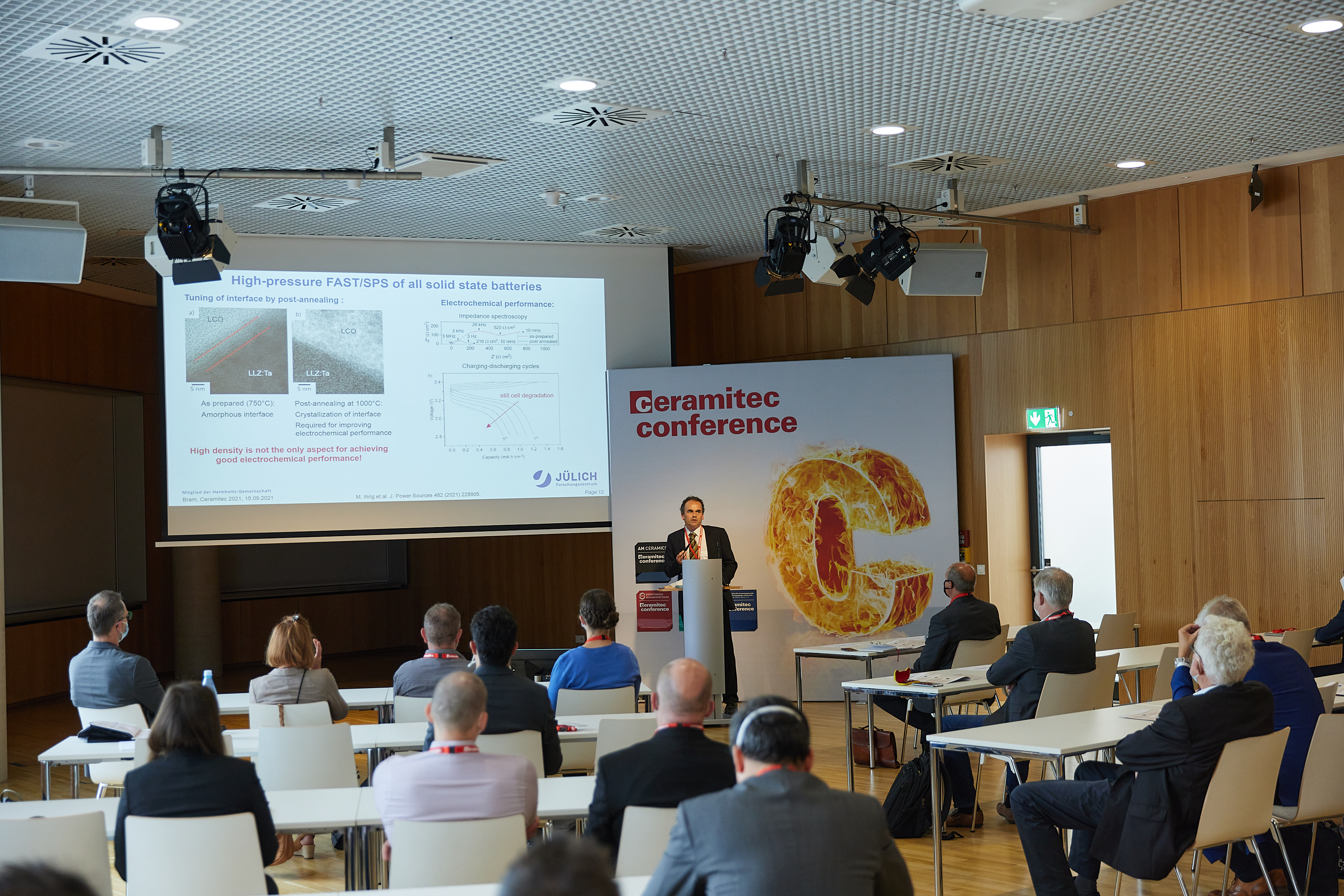 The September 2021 ceramitec conference attracted around 300 participants from 18 countries.