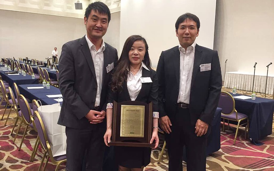 GKN received a regional quality award from Jatco.