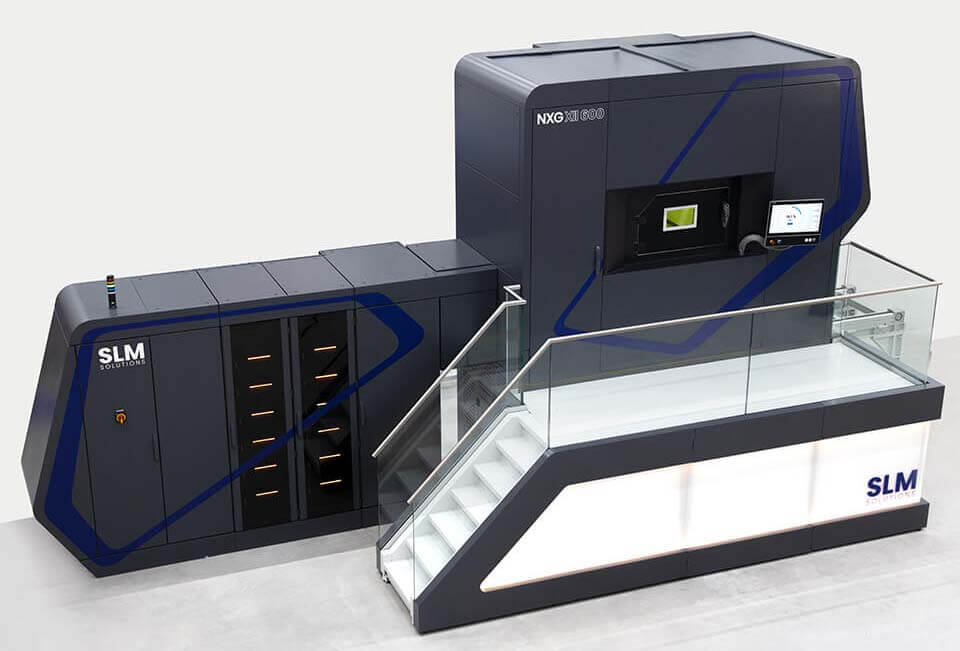 The NXG XII 600 printers incorporate 12 lasers with 1 kW power each and a build envelope of 600 x 600 x 600 mm.