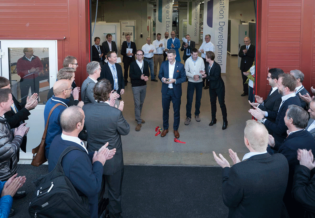 The opening of the tech center specialising in surface coating.