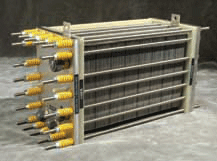 Figure 3: Five kW fuel cell stack consisting of multiple cells.