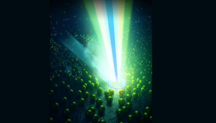 Lawrence Livermore National Laboratory researchers experimented with Bessel beams. (Photo courtesy Veronica Chen/LLNL.)