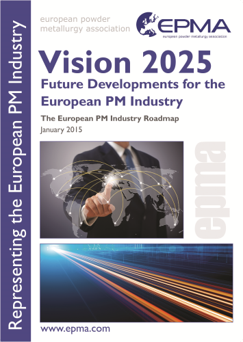 The Vision 2025 booklet will provide insight into key trends and development areas for the different sectors of the European powder metal industry.