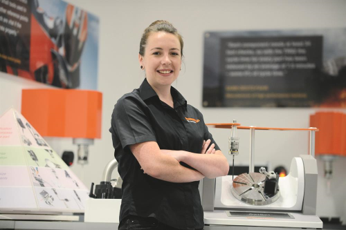 Lucy Ackland, a project manager working on Renishaw's metal 3D printing machine, has been awarded the Women's Engineering Society (WES) Prize.