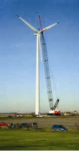 Figure 1: Large wind turbine installation