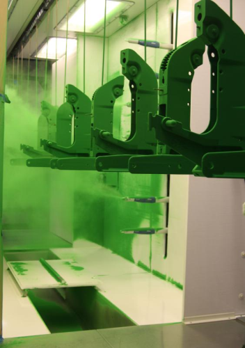 Utilizing a Nordson ColorMax® Quick Change Powder Coating System, the new line at MetoKote's Peru, Ill., facility is located in a controlled room to ensure ideal temperatures for powder application, storage and to control environmental contaminates.