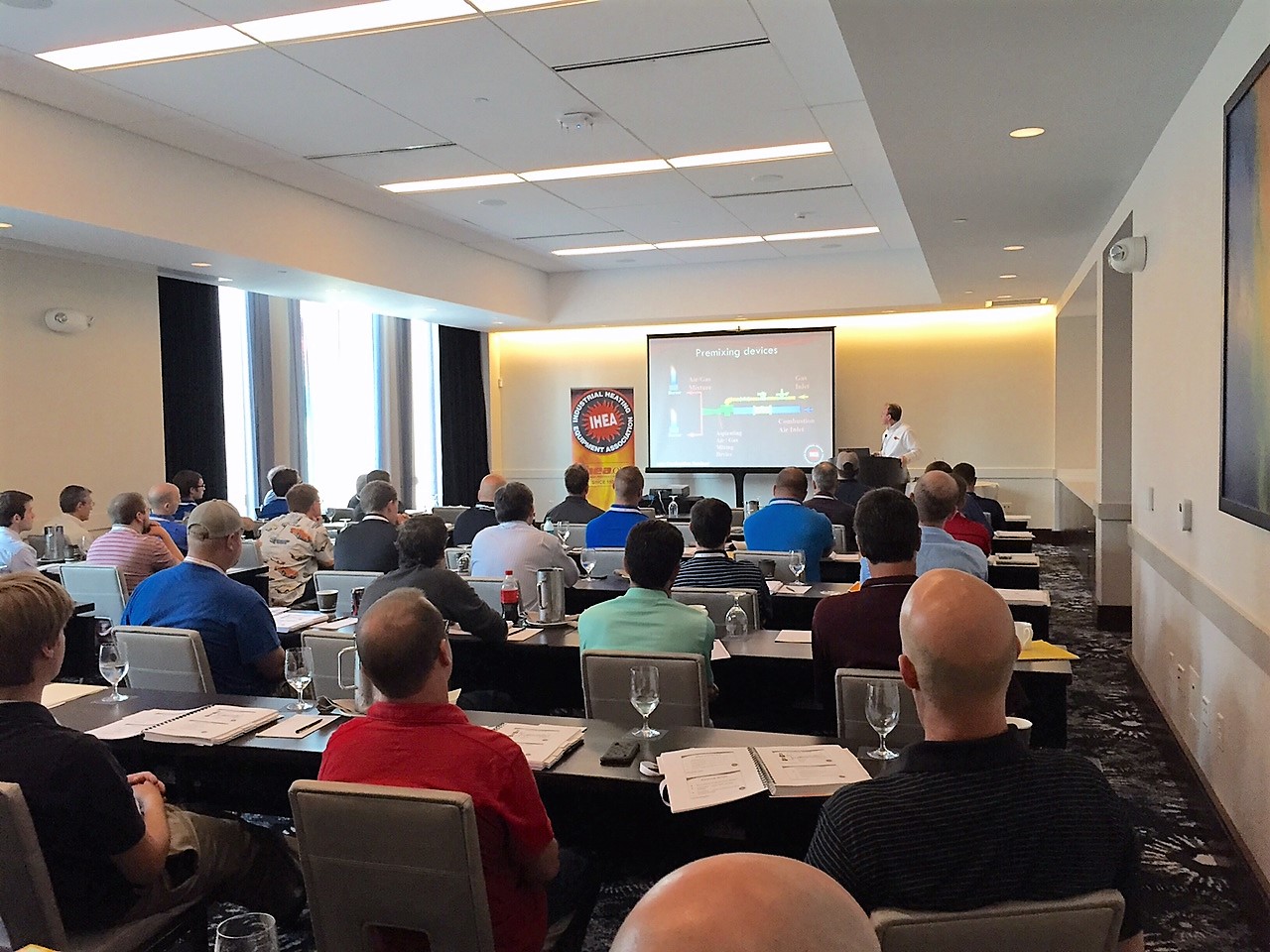 Attendees receive valuable technical information at IHEA’s seminar.