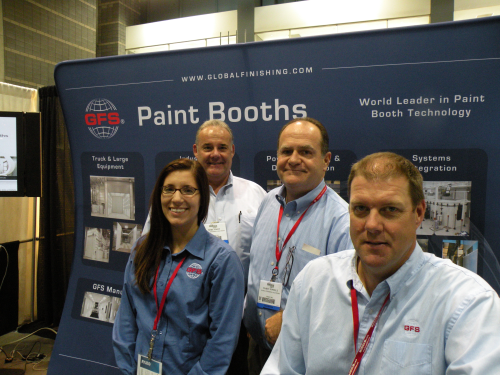 From left: Global Finishing Solutions' Melissa Fochs, Mike Snow, Marty Powell, and Jon Huth.