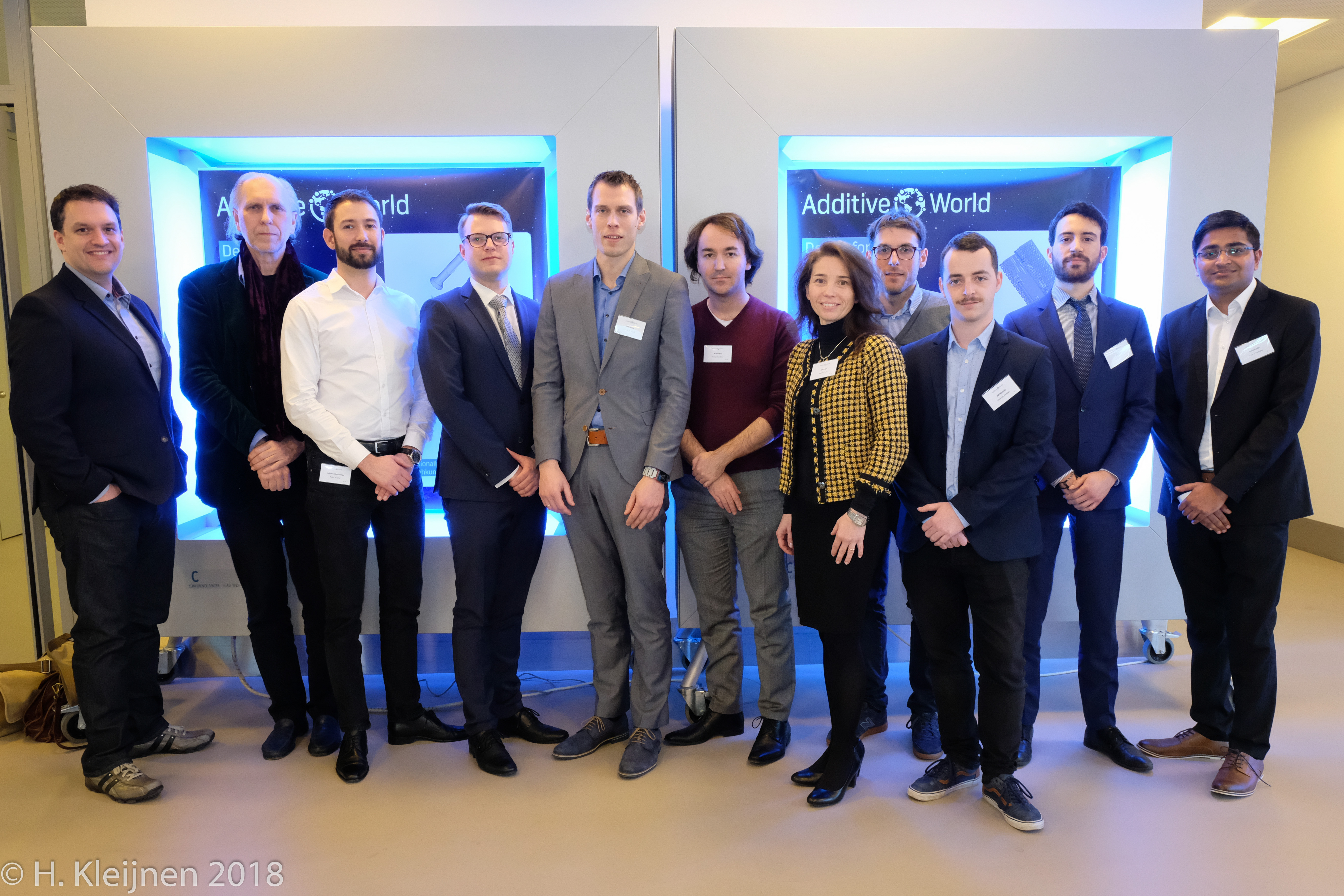 Students and professional winners of the Additive World Design awards.