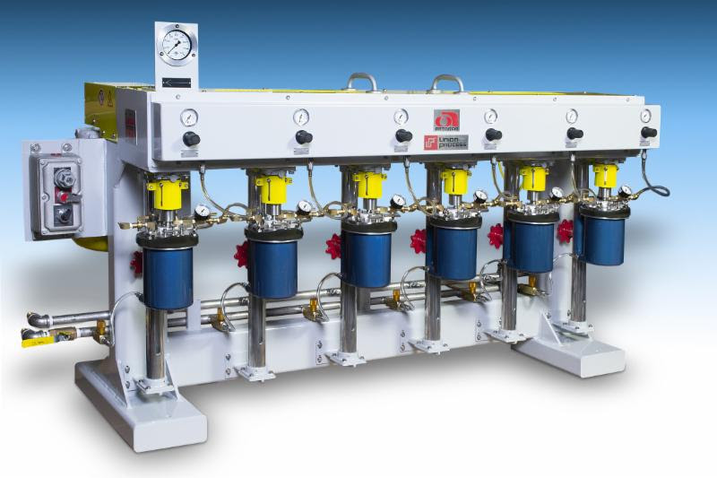 The system includes usage of up to six grinding tanks.