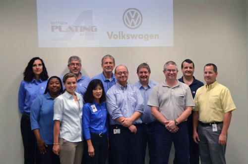 Due to the success of the Mexico training session, Volkswagen invited Enthone to conduct an additional decorative chrome plating session at its Chattanooga, Tenn., facility.
