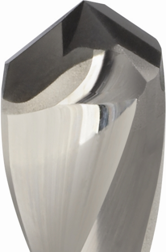 Walther's sintered polycrystalline diamond (PCD) spiral flute drill.