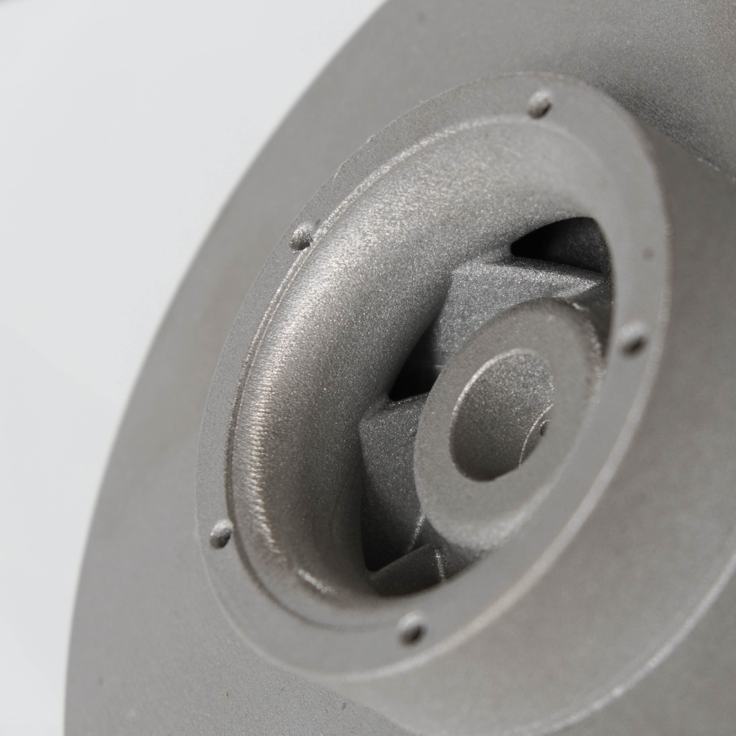 One project focuses on ensuring that metal spare parts and components such as this impeller are according to specifications.