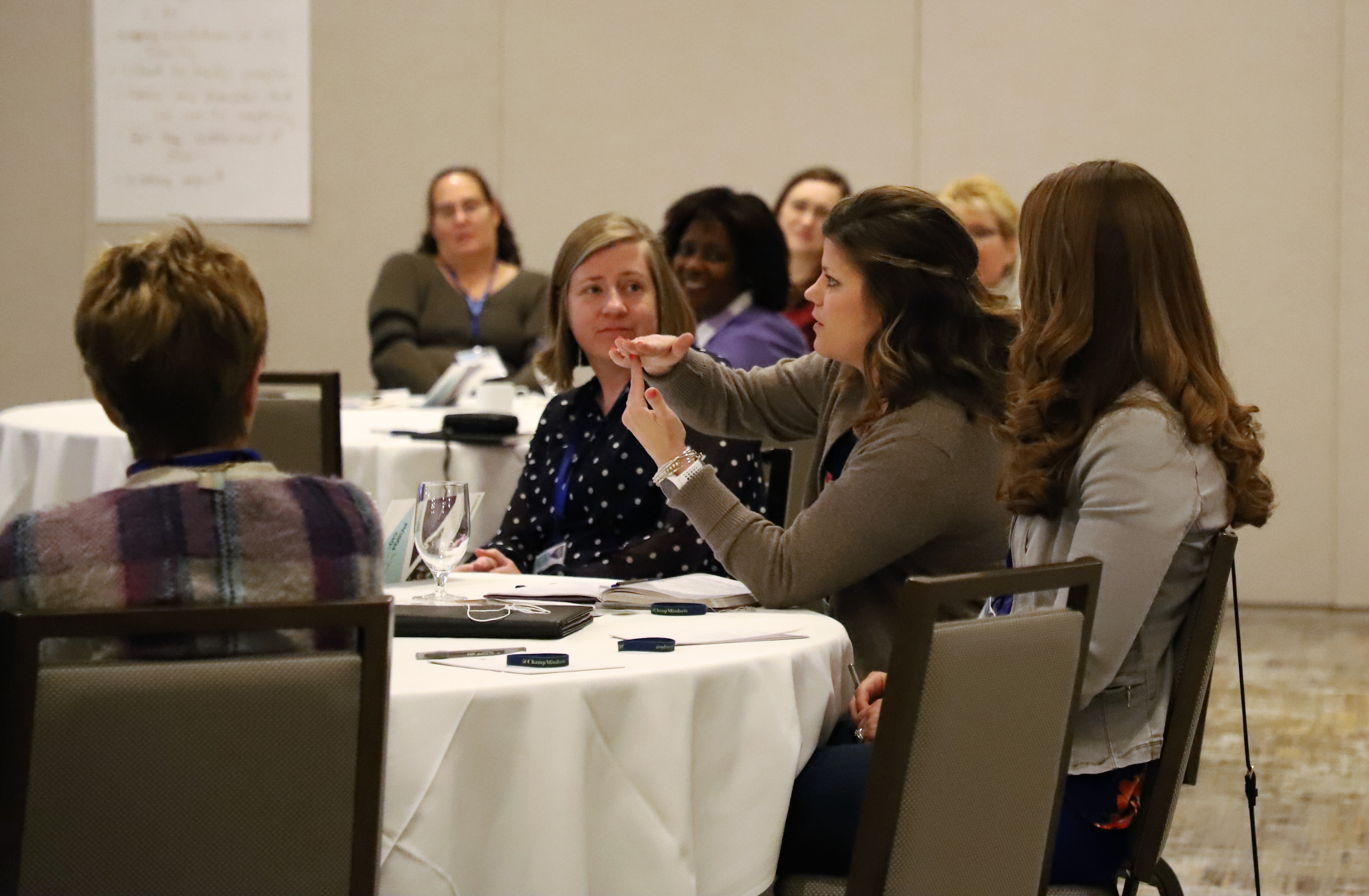 Attendees have the opportunity to network, make new contacts and learn from the experiences of other women in the finishing industry.