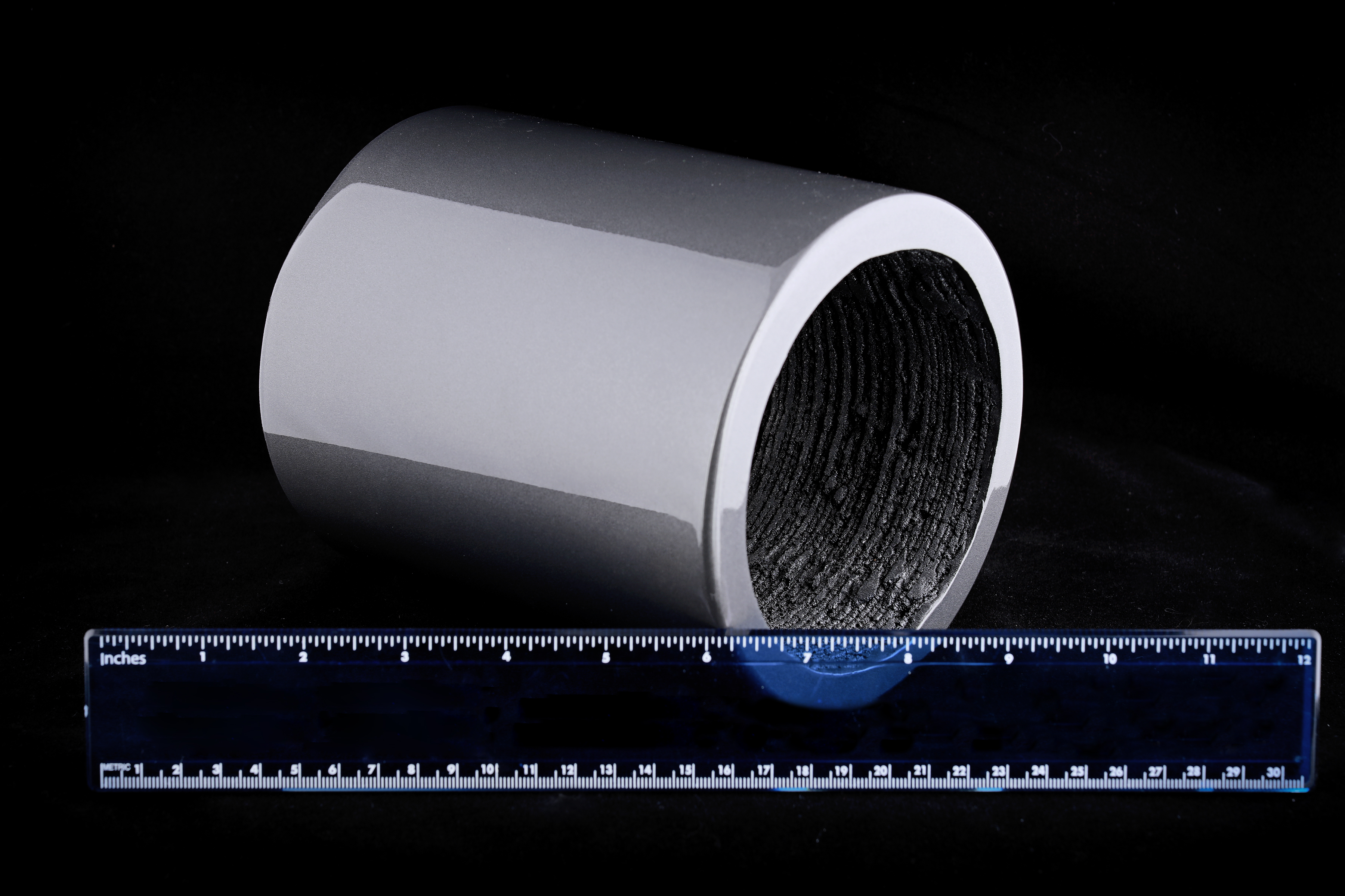 This isotropic, neodymium-iron-boron bonded permanent magnet was 3D-printed at DOE's Manufacturing Demonstration Facility at Oak Ridge National Laboratory. Photo: Oak Ridge National Laboratory.