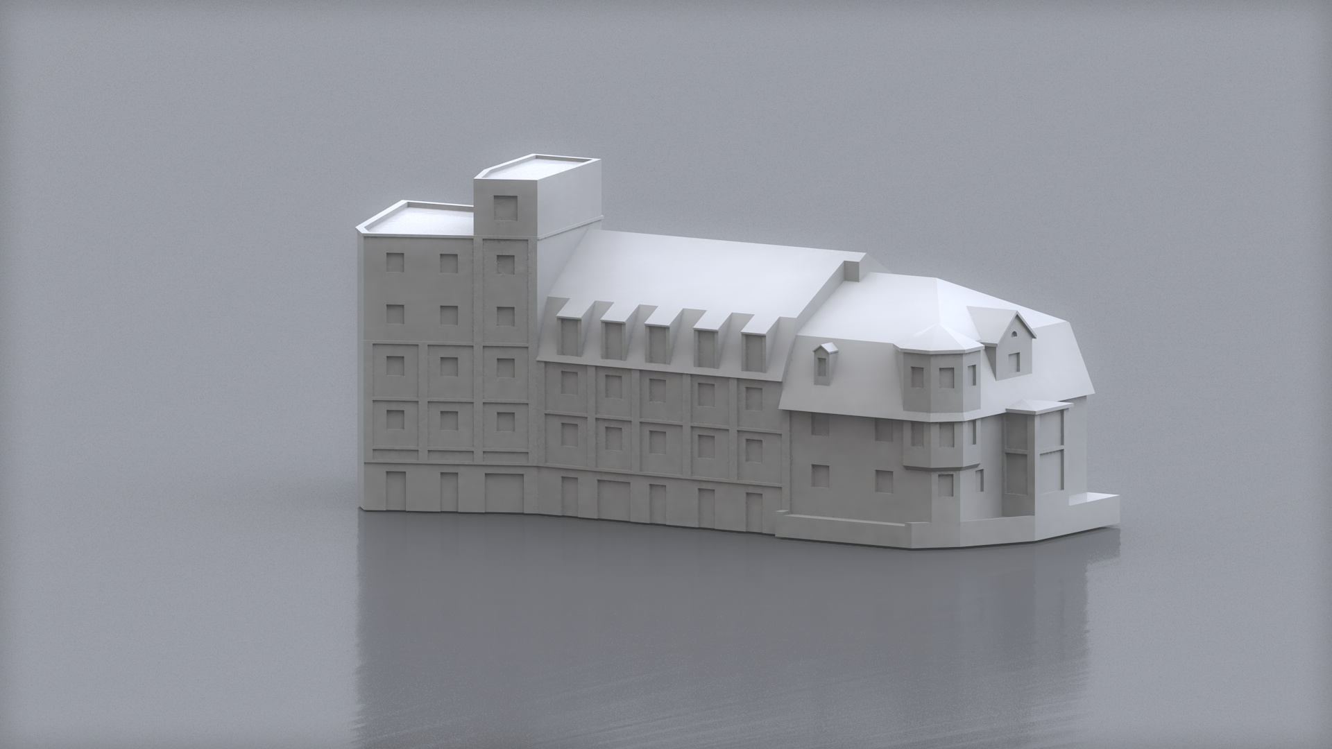 A model of the new 2,300 m² facility.
