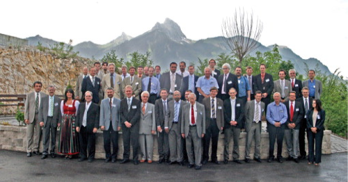 Many famous hardmetal scientists and researchers from around the world can be recognised in this group of attendees at the European Hardmetal Group's open meeting at the 2009 Plansee Seminar. Copyright © Kenneth J A Brookes 2009