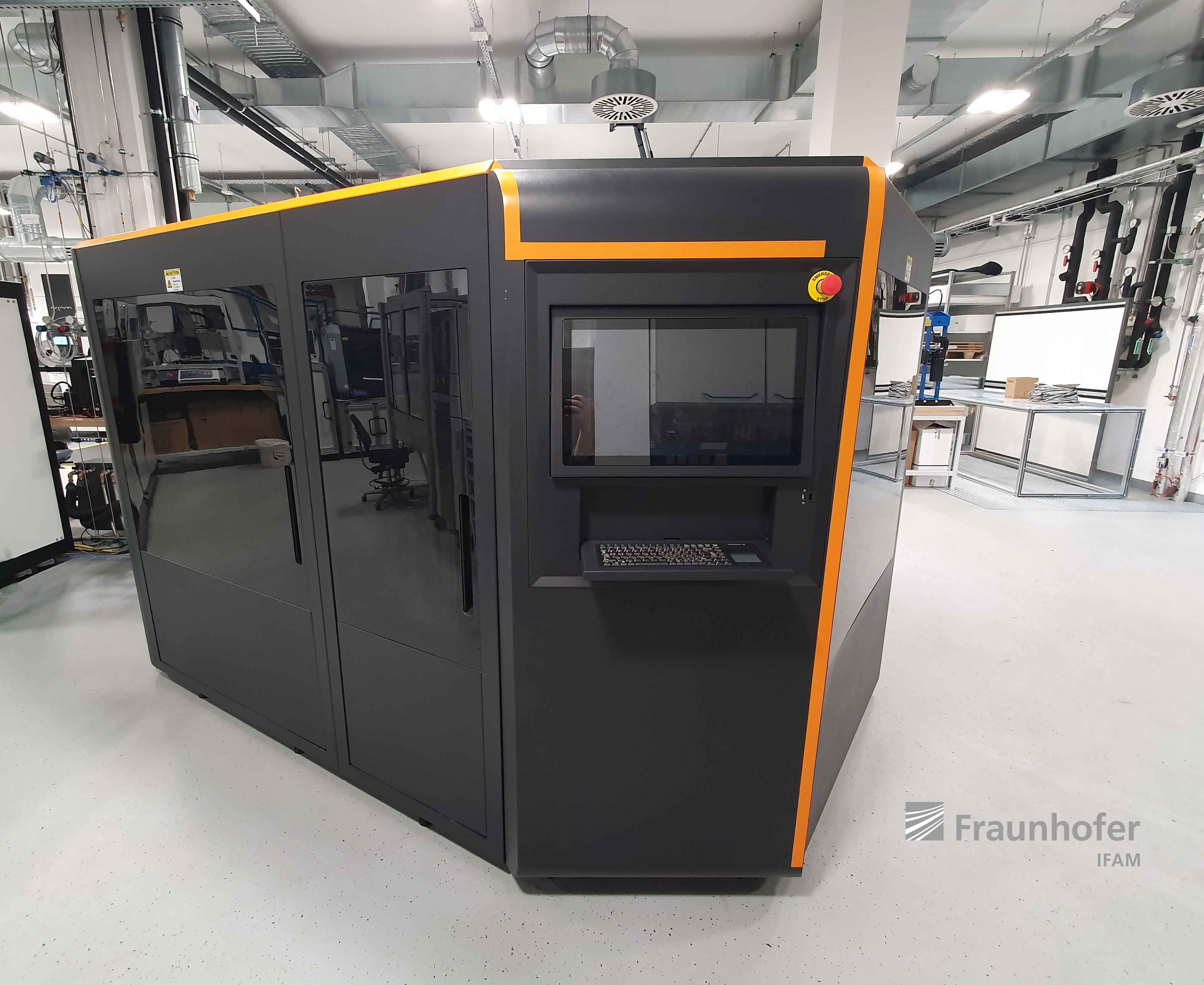 The MoldJet printing system at Fraunhofer.
