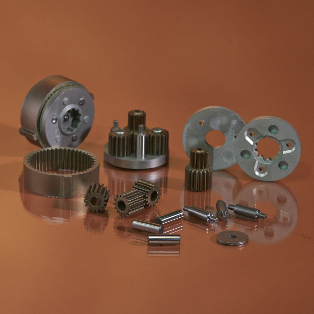 TheGrand Prize in the Hardware/Appliances Category: five conventional-PM components assembled in a planetary gearset.