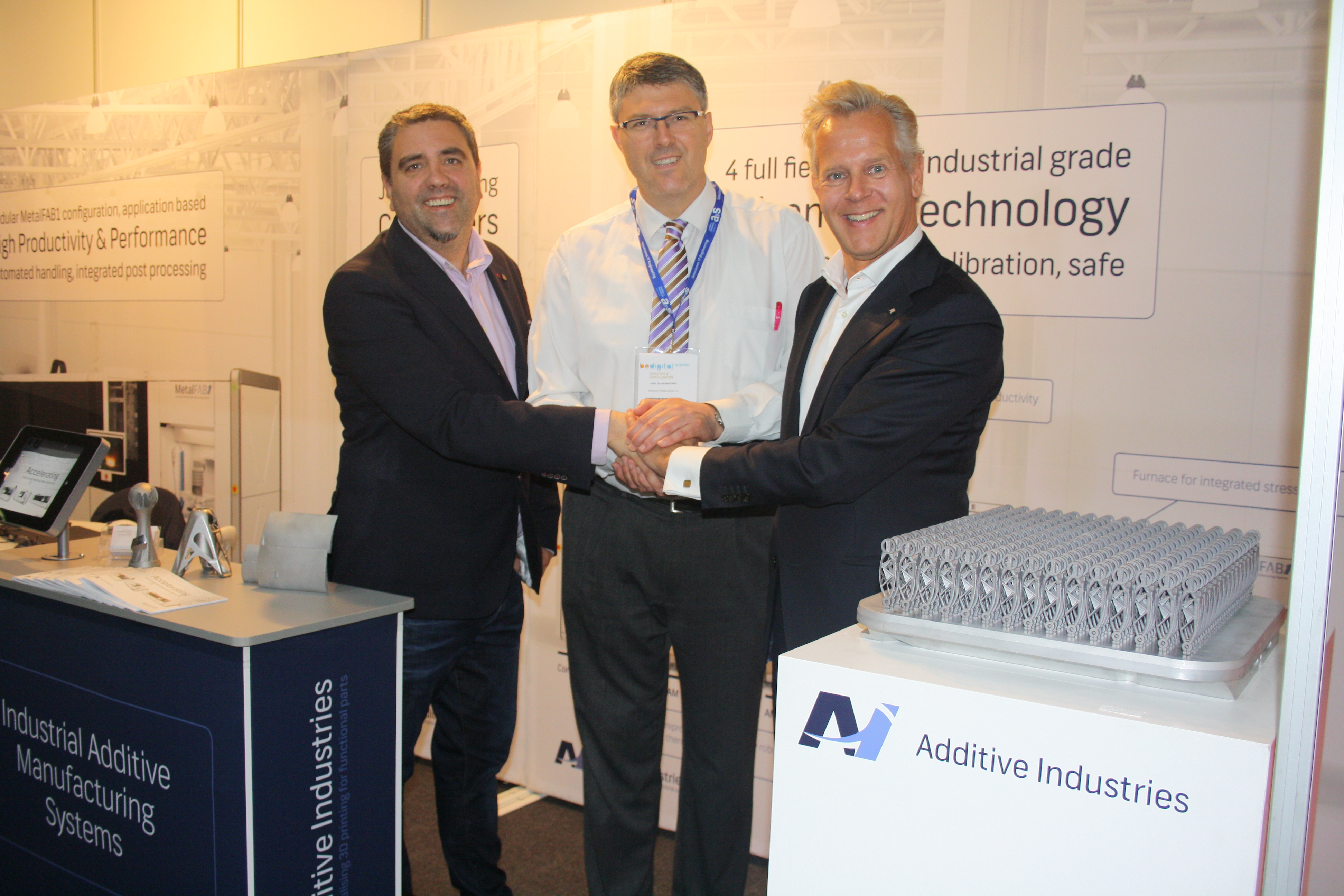 The partners plan to increase the use of metal additive manufacturing systems in a range of industries.