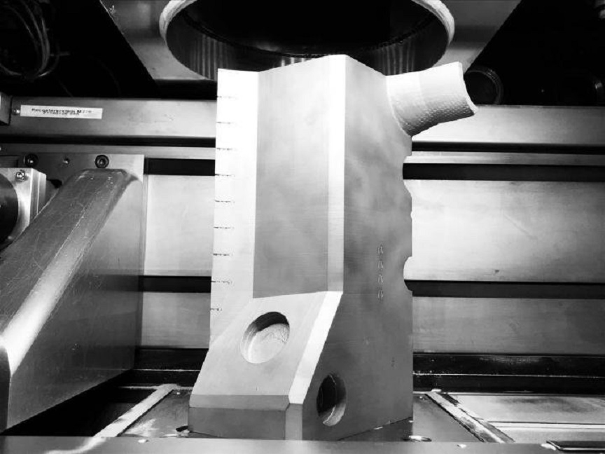 A 3D printed part for a nuclear fusion test reactor. (Photo courtesy Dr Leifeng Liu, University of Birmingham.)