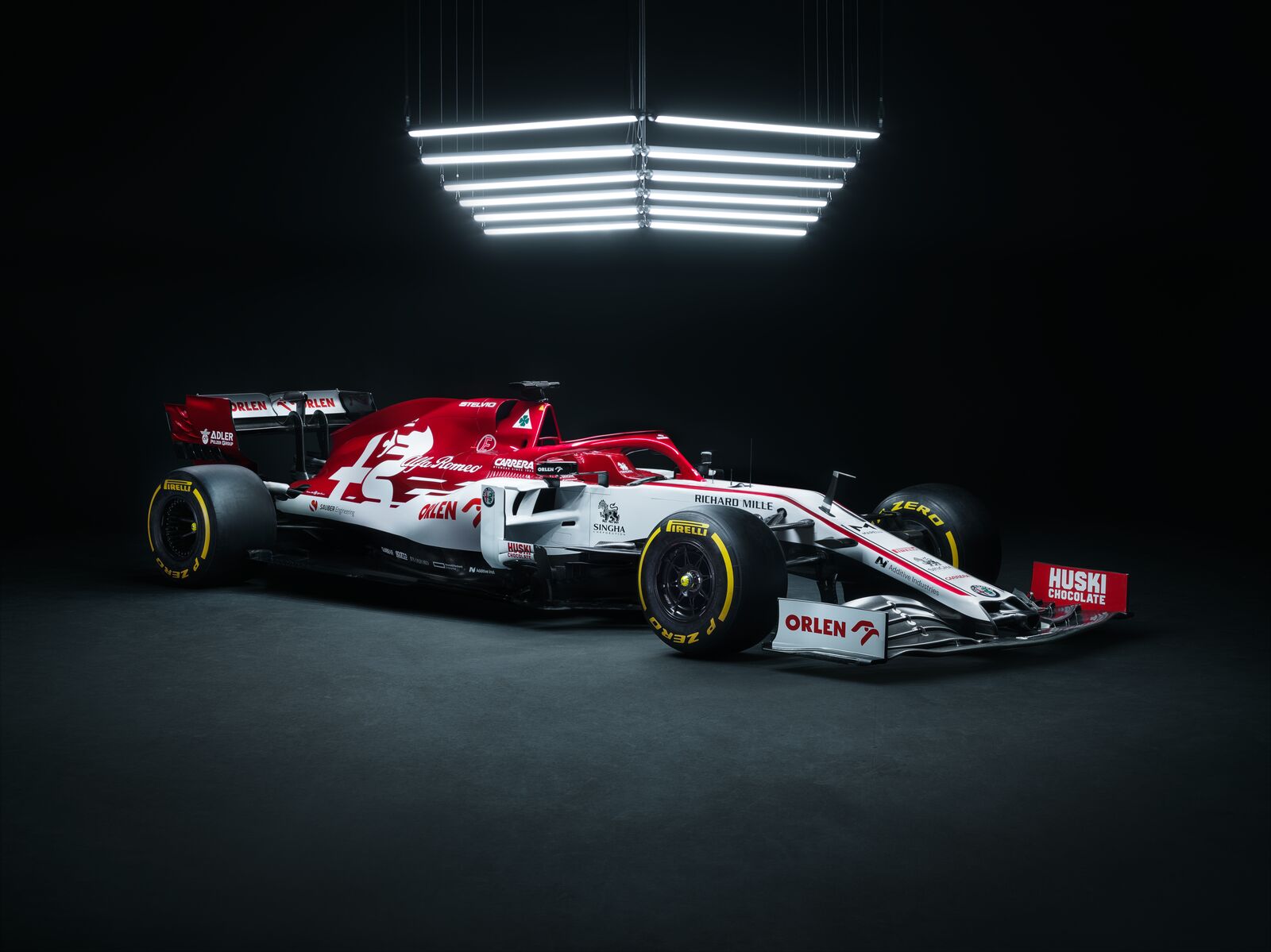 143 metal parts have been 3D printed to help create the C39 Alfa Romeo F1 racecar.