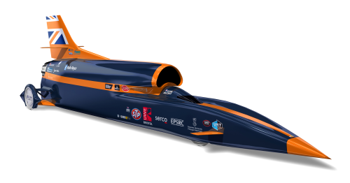 3D representation of a prototype design for the BLOODHOUND Supersonic Car – the LIGHT project manufacturers want to test lightweight AM parts for this type of vehicle. (image courtesy of Siemens NX).