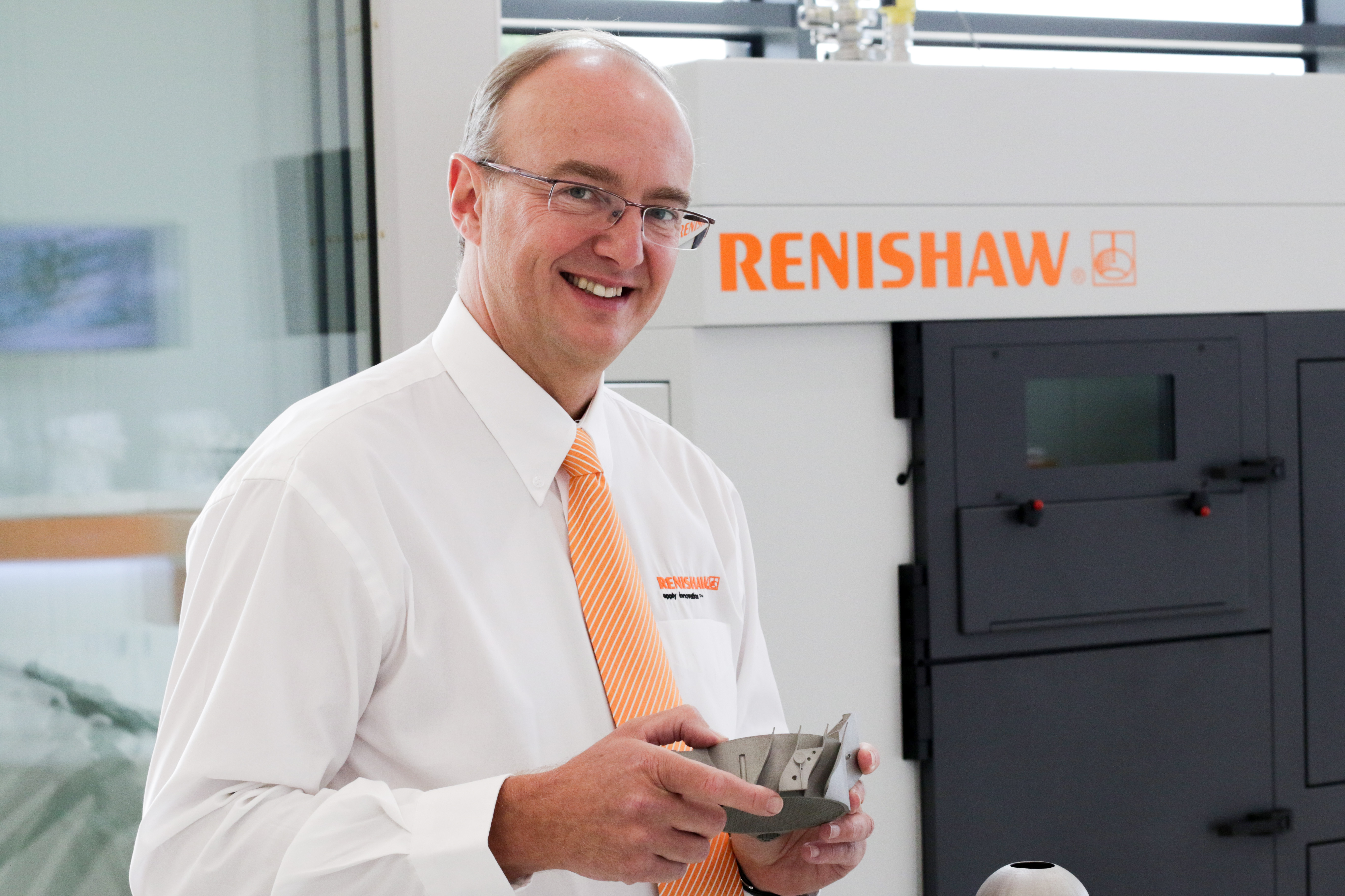 Clive Martell, head of global additive manufacturing at Renishaw.