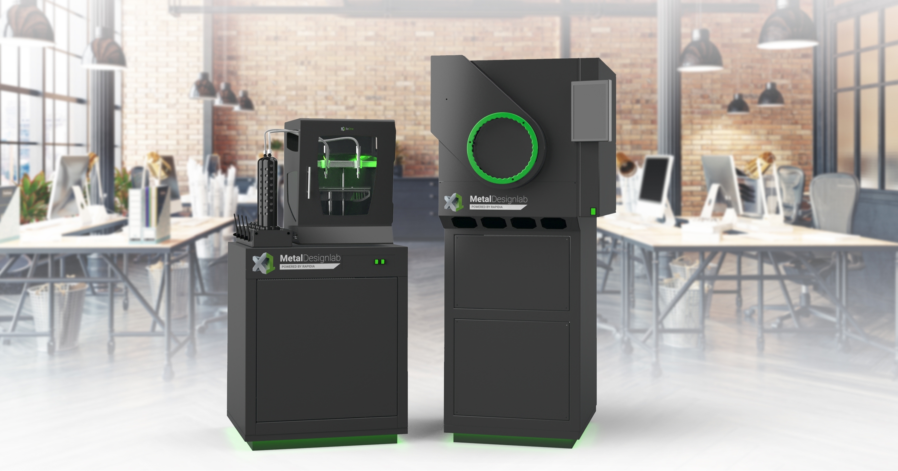 The system incorporates ExOne’s Metal Designlab printer and Rapidia’s X1F furnace.