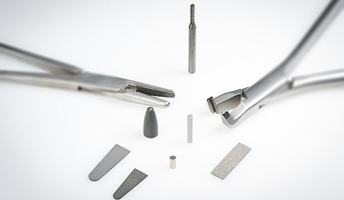 Ceratizit says that it has made available carbide and cermet grades for biocompatible medical and dental tools.