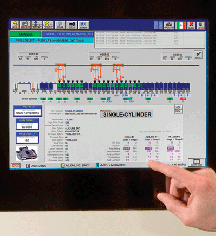 Figure 1. Jessup PC/HMI operator screen image.