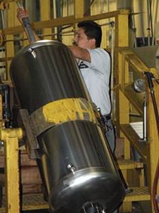Hot water tanks undergo a special passivation process designed to extend their service life for many years.